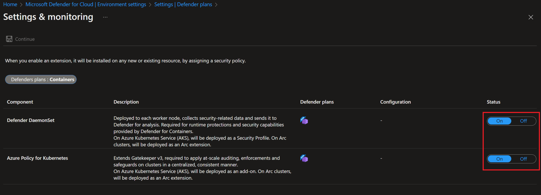 Microsoft Defender for Containers UX unreliability while using policy ...